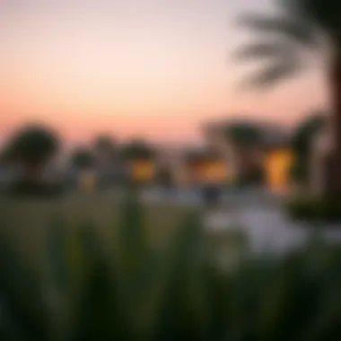 Tranquil Surroundings of Arabian Ranches Villas Serene landscape of Arabian Ranches community