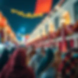 Cultural celebration during public holidays in Dubai