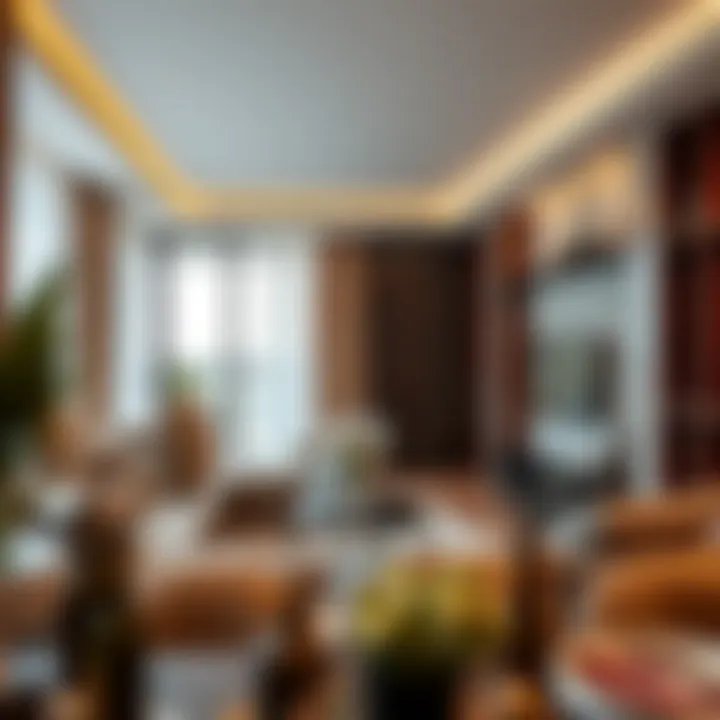 Stylish Interior of a Safi Apartment Modern living space within Safi Apartments