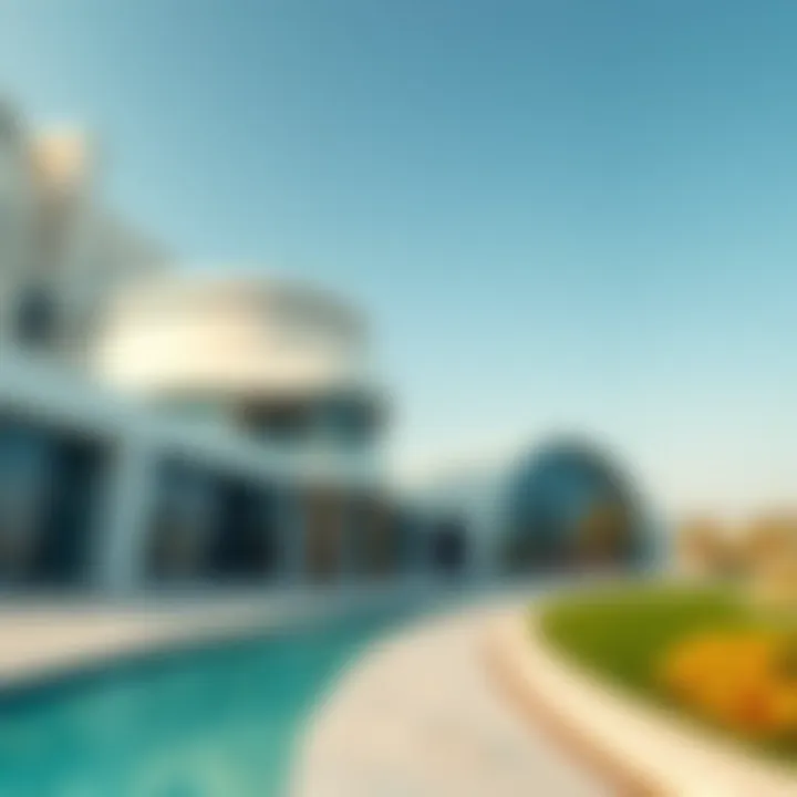 A stunning view of Sidra's architectural design showcasing modern aesthetics