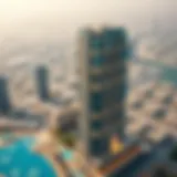 Stunning aerial view of Sky View showcasing its architectural elegance