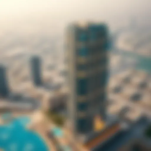 Stunning aerial view of Sky View showcasing its architectural elegance