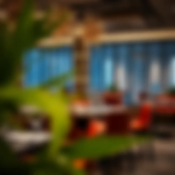 Dining area highlighting the culinary offerings