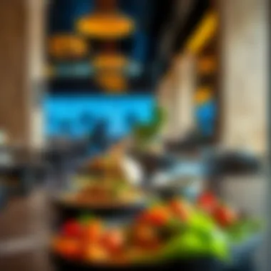 Signature Lebanese dishes beautifully presented