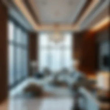 Interior elegance within the 014 Tower Luxurious interior of a residence in the 014 Tower