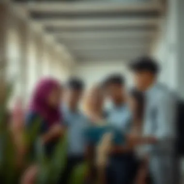 Cultural Diversity in Education A diverse group of students collaborating