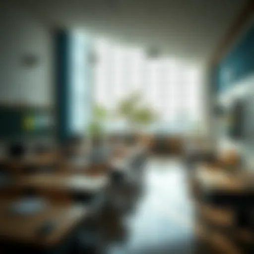 Modern classroom setting in a Dubai school