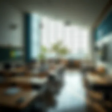 Innovative Learning Environments Modern classroom setting in a Dubai school