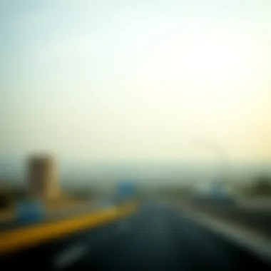 Scenic Journey: The Route from Ajman to Dubai Scenic view of the route from Ajman to Dubai