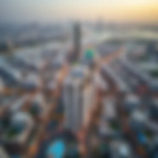 Aerial view of Dubai's skyline reflecting collaborative urban development