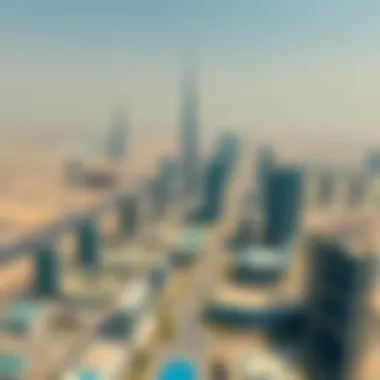 Aerial view of Dubai skyline representing opportunities