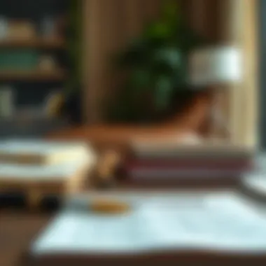 Checklist of freelance visa requirements on a desk