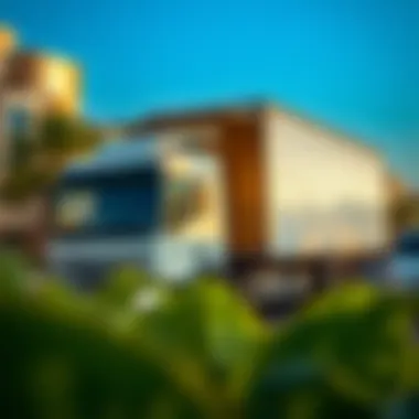 Reliable Transport Solutions Relocation truck ready for furniture transport