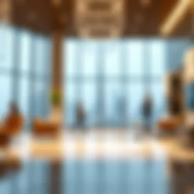 Financial graph depicting market trends in Dubai