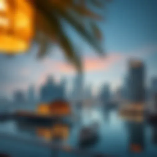 Dubai skyline showcasing luxury apartments