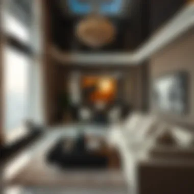 A luxurious apartment interior reflecting the lifestyle in Dubai