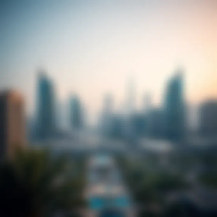 Dubai skyline showcasing luxury real estate