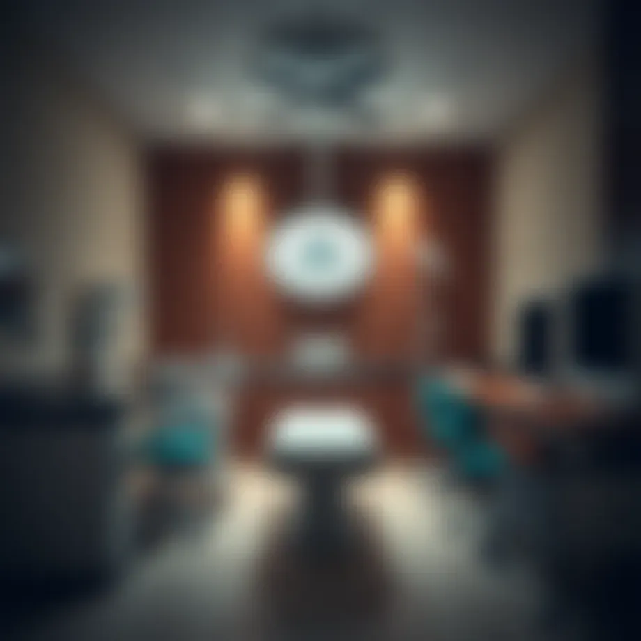 Medical examination room in Dubai