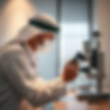 Professional Health Check-Up in Dubai Healthcare professional conducting a check-up