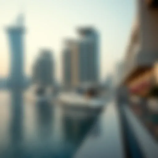 Stunning view of Yas Bay Waterfront showcasing modern architecture